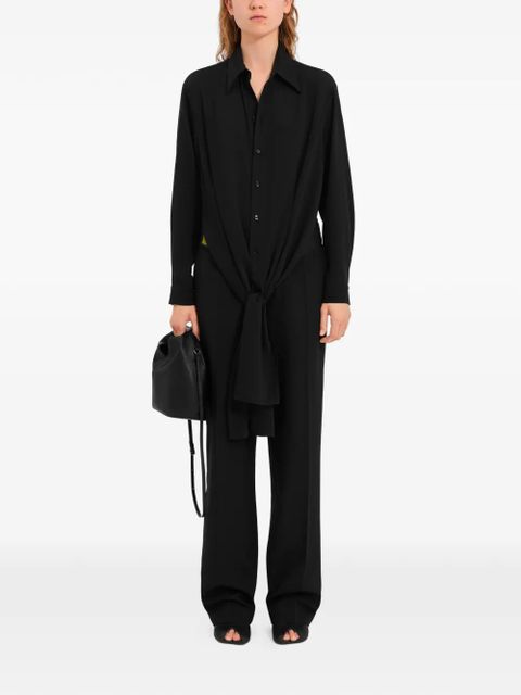 MM6 Maison Margiela button-fastening shirt - Black