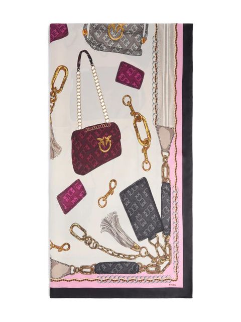 PINKO graphic-print scarf
