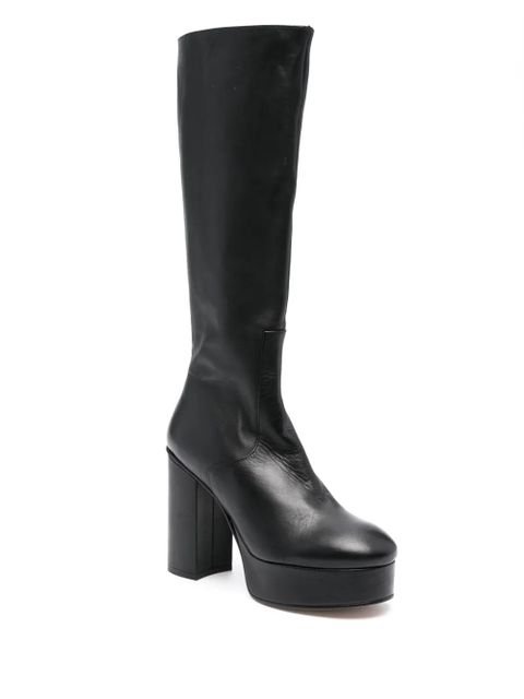 ALOHAS Joanna 115mm leather boots - Black