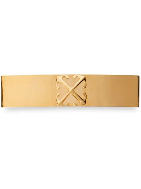 Off-White Arrow hair clip - Gold