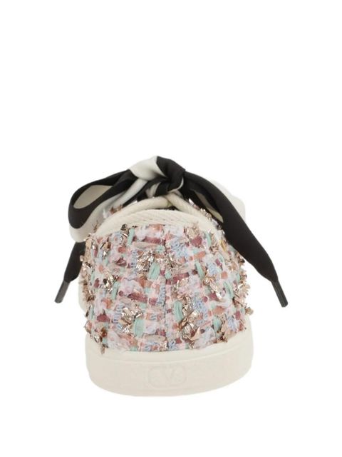 Valentino Garavani tweed bow sneakers - White - zdjęcie produktu nr 2