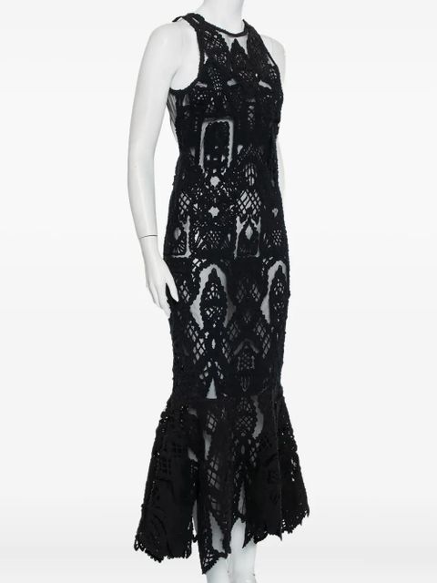 Simkhai lace tulle dress - Black