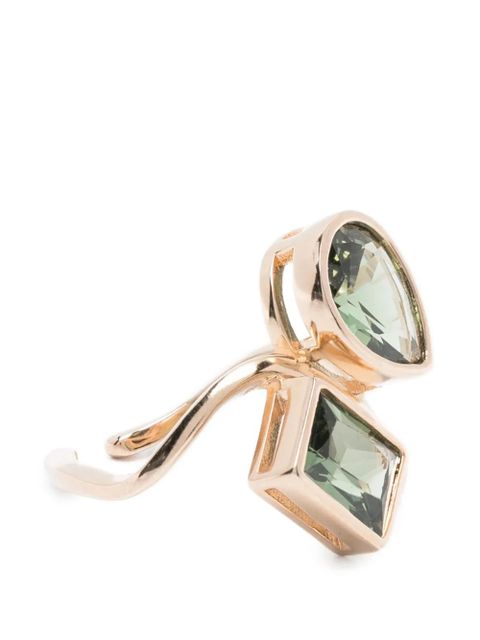 Maje stone-embellished ring - Gold - zdjęcie produktu nr 1