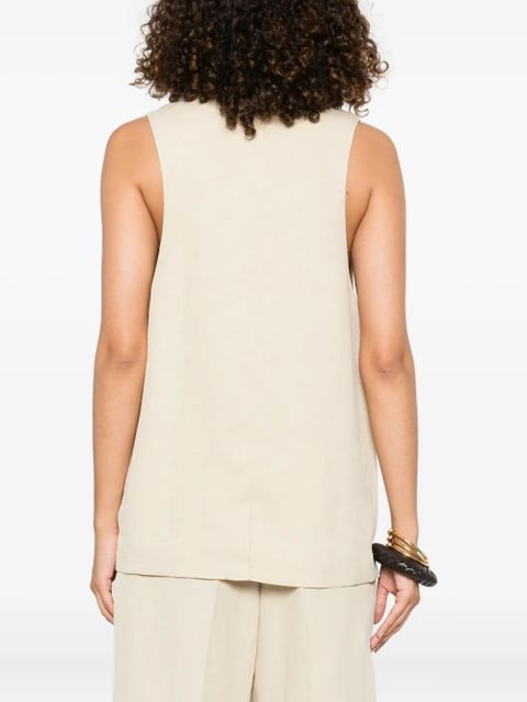 The Frankie Shop Melrose waistcoat - Neutrals