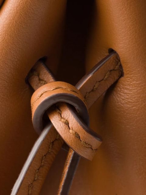 Prada Carry mini leather handbag - Brown