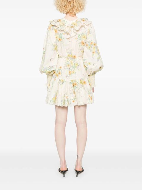 ALEMAIS Juliette mini dress - Neutrals