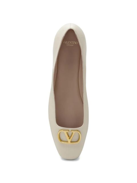 Valentino Garavani VLogo ballet flats - Neutrals