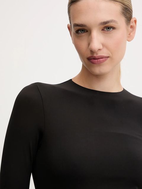 Calvin Klein Performance longsleeve treningowy kolor czarny LVGWF5K202