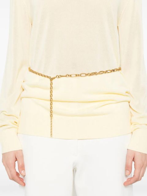 TOTEME long-sleeved T-shirt - Yellow