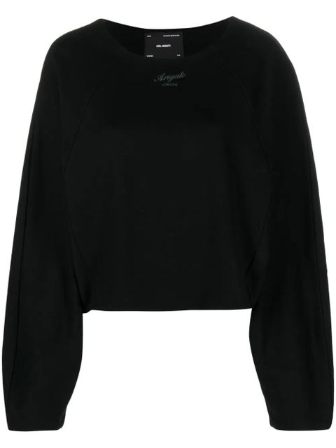 Axel Arigato Halle logo-embroidered sweatshirt - Black - zdjęcie produktu nr 1