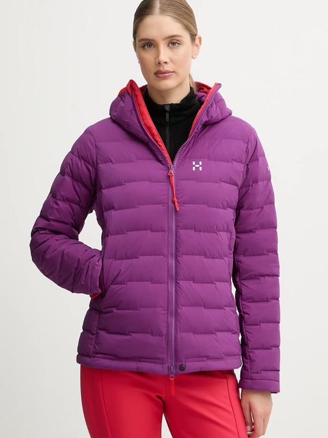Haglöfs kurtka sportowa puchowa Spitz kolor fioletowy 607467 - zdjęcie produktu nr 1