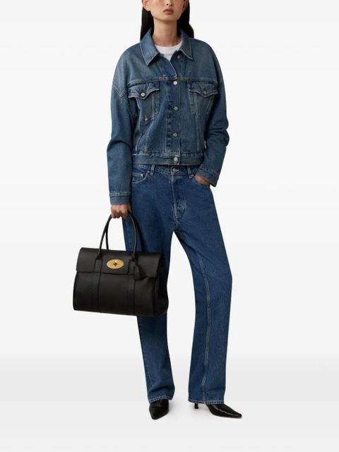 Mulberry Bayswater front-flap closure tote bag - Black - zdjęcie produktu nr 2