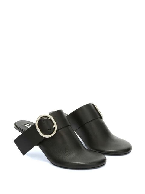 Jil Sander buckled mules - Black