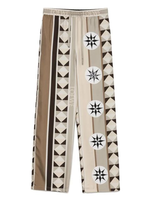 LOEWE satin trousers - Neutrals - zdjęcie produktu nr 1