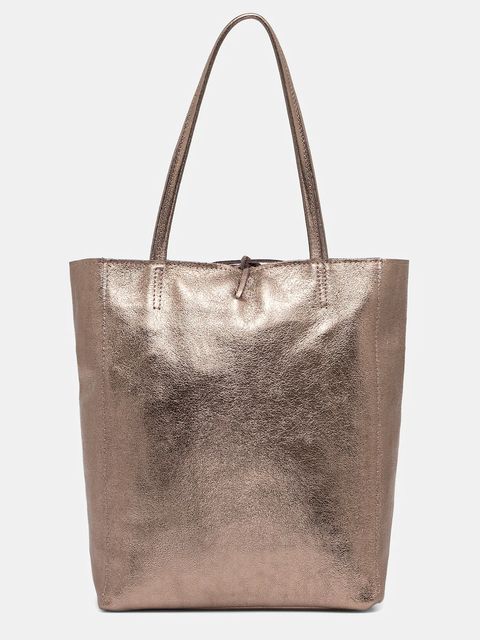 Answear.LAB torebka skórzana kolor brązowy - zdjęcie produktu nr 1