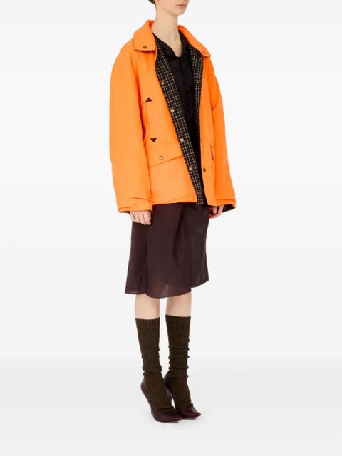 Maison Margiela press-studded jacket - Orange