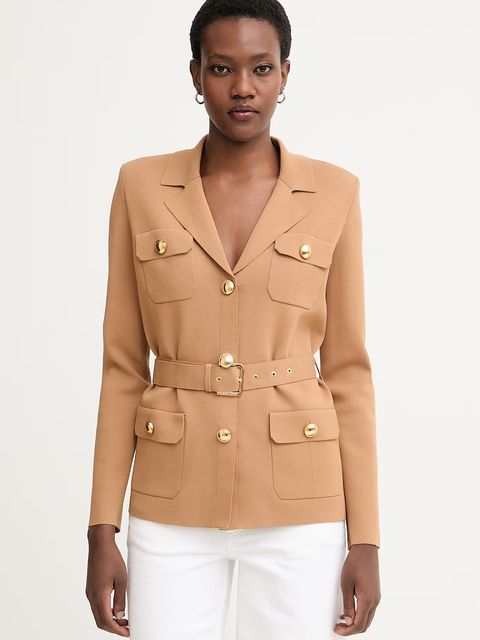 Elisabetta Franchi marynarka damska z wiskozą - zdjęcie produktu nr 1