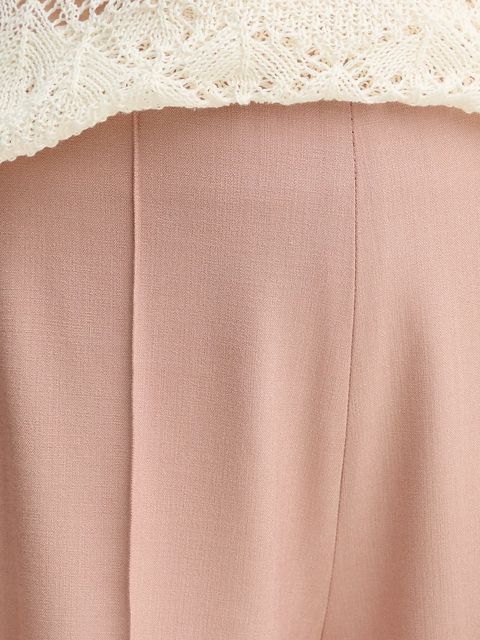 AERON szorty PEN damskie kolor pomarańczowy gładkie high waist ST107474