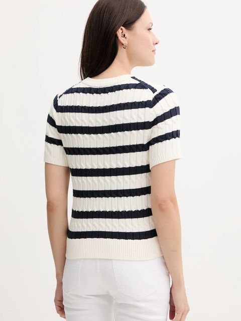 Tommy Hilfiger sweter bawełniany damskie kolor beżowy WW0WW45656 - zdjęcie produktu nr 2