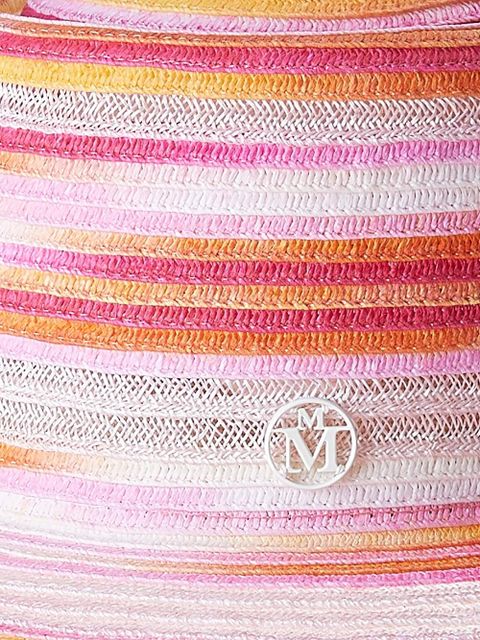 Maison Michel Kat colour-block sun hat - Pink - zdjęcie produktu nr 2