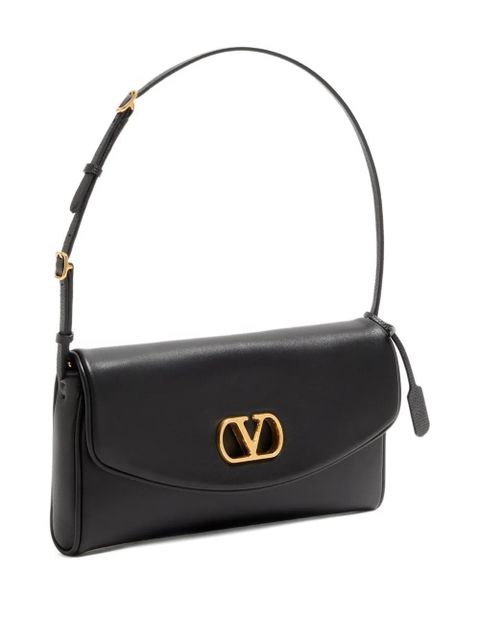 Valentino Garavani small DeVain VLogo-signature shoulder bag - Black