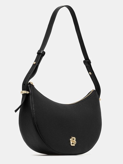 BOSS torebka skórzana kolor czarny 50547705 - zdjęcie produktu nr 2