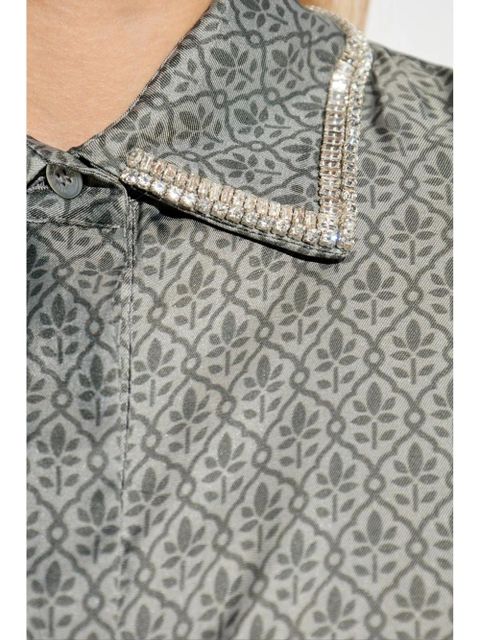 Golden Goose floral-print shirt - Grey