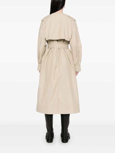 Moncler Gourdon trench coat - Neutrals