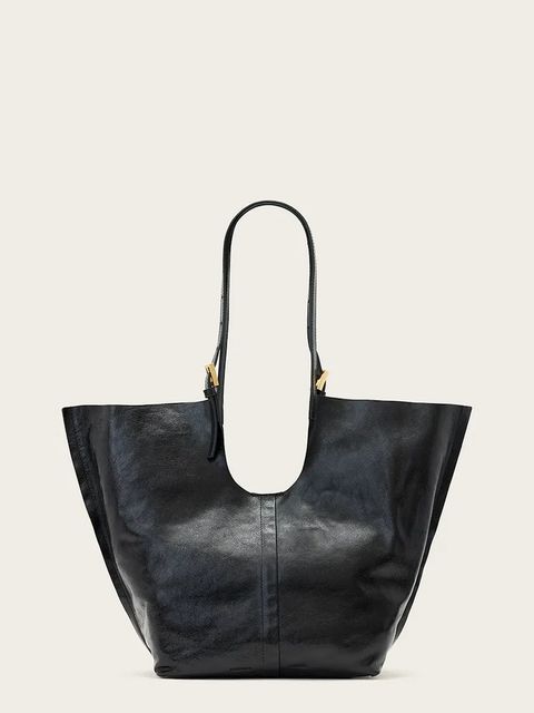 AllSaints torebka skórzana ARA kolor czarny W284XD - zdjęcie produktu nr 1