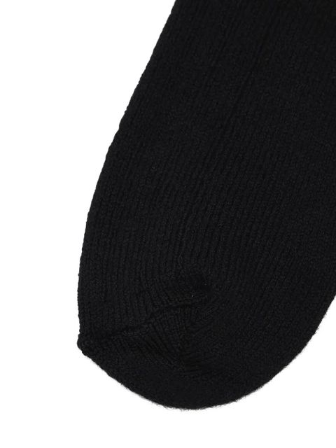 Simone Rocha floral embellishment socks - Black