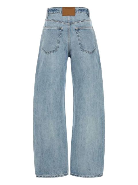 Alexander Wang logo-patch jeans - Blue - zdjęcie produktu nr 2
