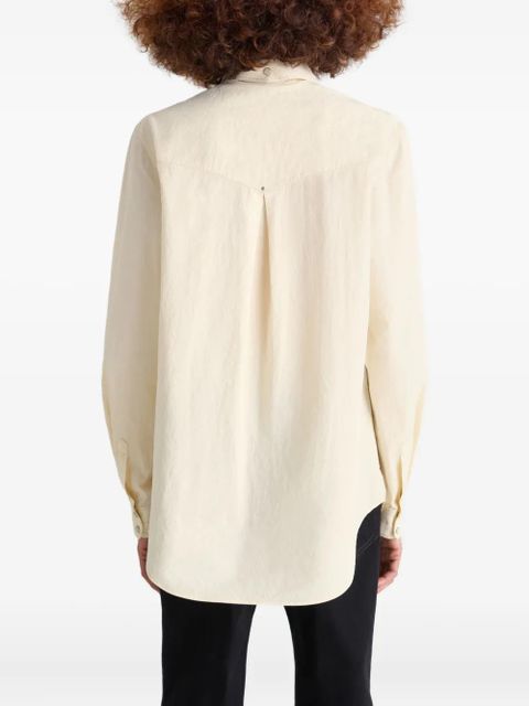 LEMAIRE chest-pocket long-sleeve shirt - Neutrals