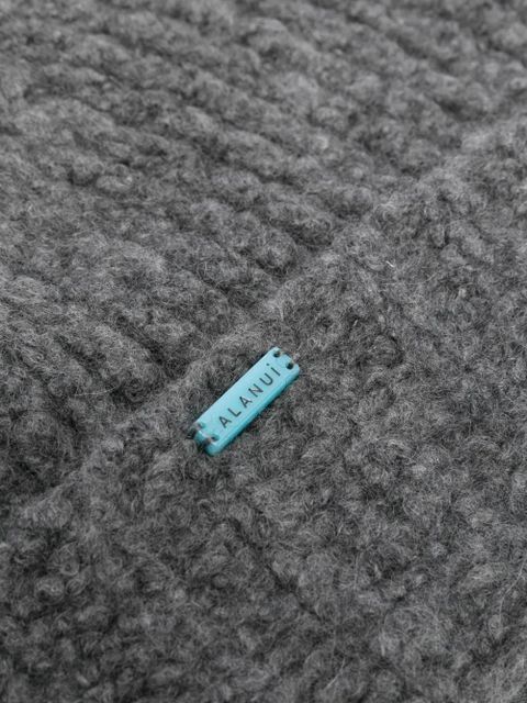 Alanui Finest cashmere-silk beanie - Grey - zdjęcie produktu nr 2