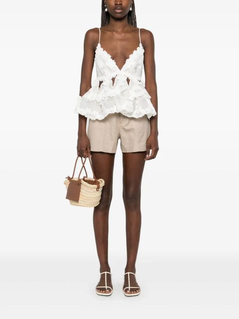 ZIMMERMANN crush-lace tiered top - White - zdjęcie produktu nr 2