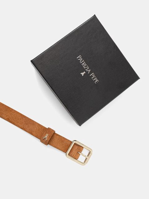 Patrizia Pepe pasek zamszowy