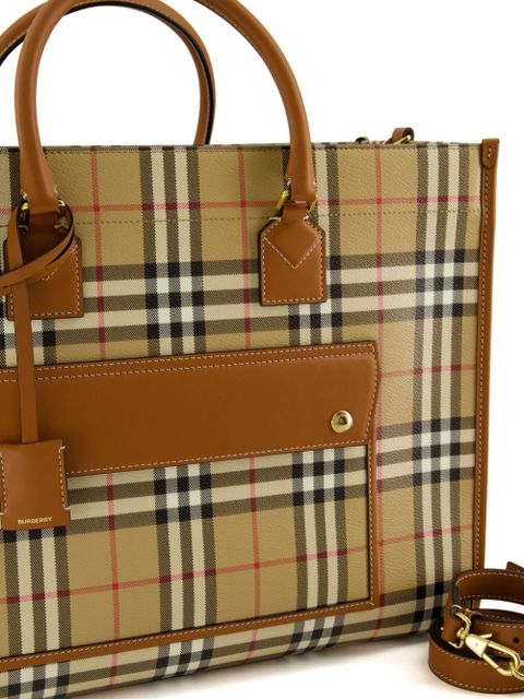 Burberry medium Freya tote bag - Brown - zdjęcie produktu nr 2