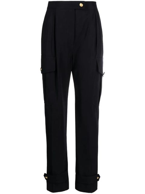Alexander McQueen tapered cargo trousers - Blue - zdjęcie produktu nr 1