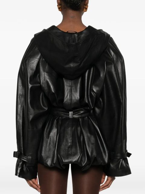 Magda Butrym leather jacket - Black
