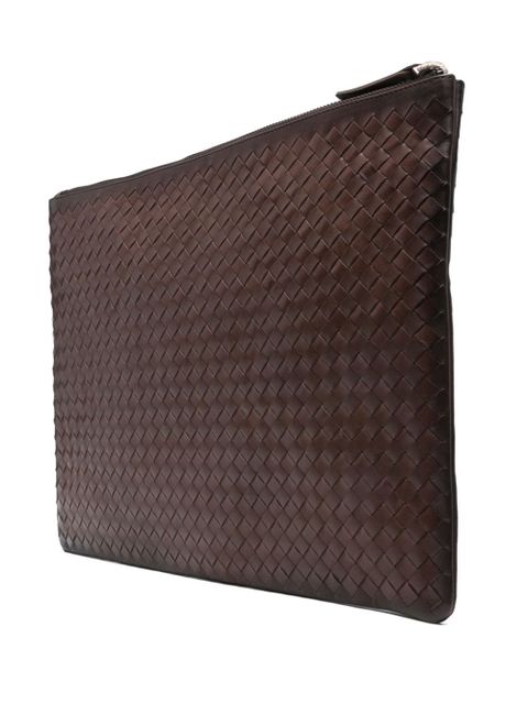 DRAGON DIFFUSION A4 clutch bag - Brown