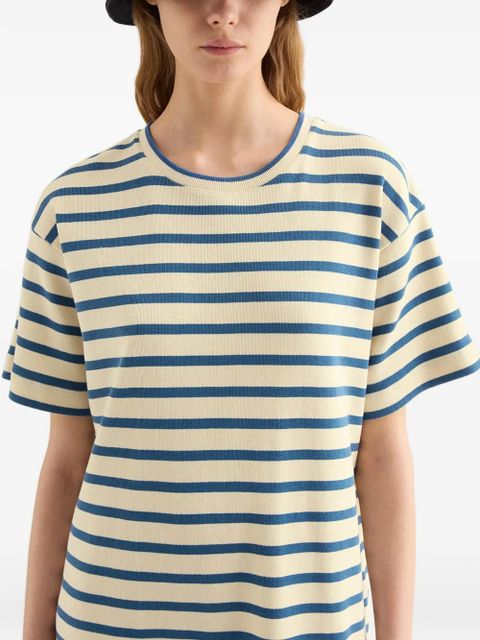 Jil Sander striped cotton dress - Neutrals