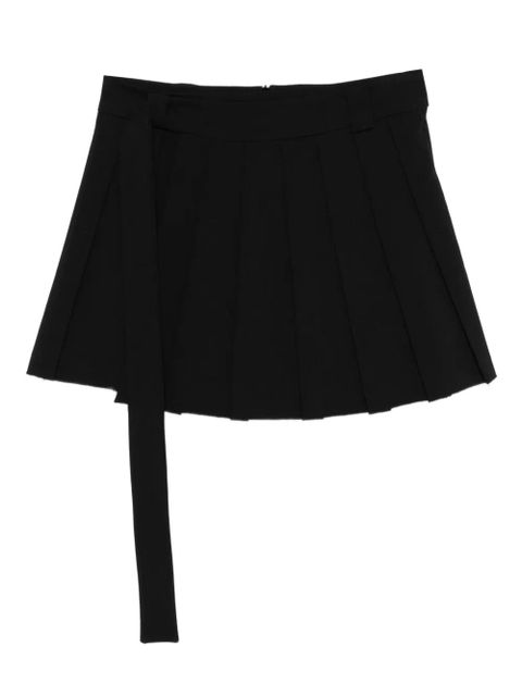 Eleh pleated belted skirt - Black - zdjęcie produktu nr 1
