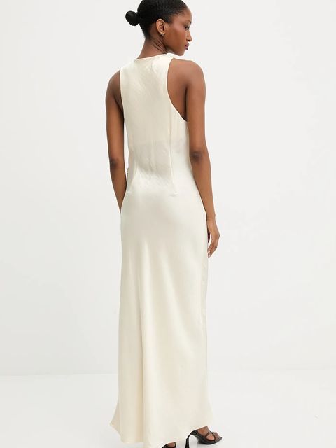 Answear.LAB sukienka kolor żółty maxi rozkloszowana - zdjęcie produktu nr 2