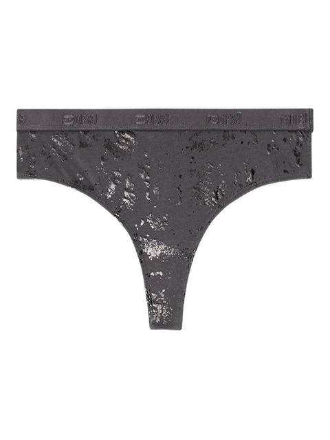 Diesel Stars-Gft logo thong - Grey - zdjęcie produktu nr 1