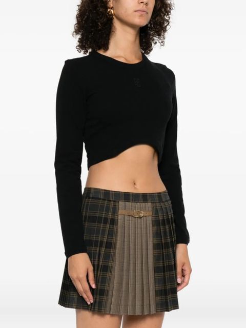 SANDRO cropped sweatshirt - Black