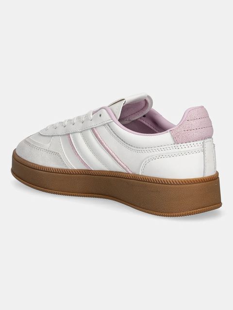 Tommy Jeans sneakersy THE GREENWICH EDGE FLATFORM damskie kolor biały EN0EN02900