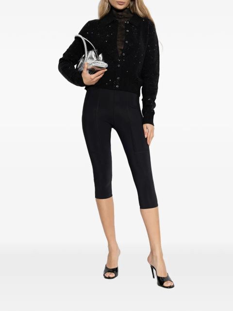 Coperni elasticated cycling capri shorts - Black - zdjęcie produktu nr 2