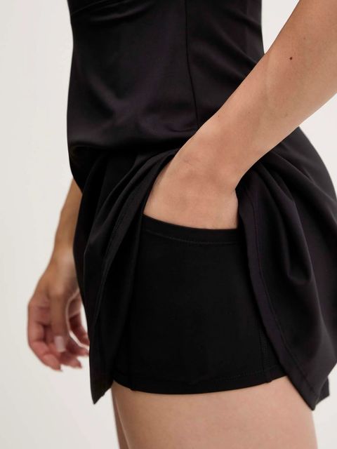 JOYINME sukienka sportowa Riva kolor czarny mini rozkloszowana Riva