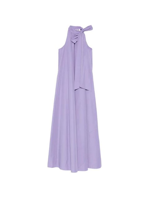 Essentiel Antwerp Jayda high-neck bow maxi dress - Purple - zdjęcie produktu nr 1