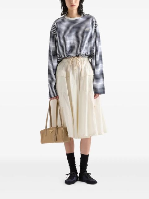 Prada striped long-sleeve top - Blue