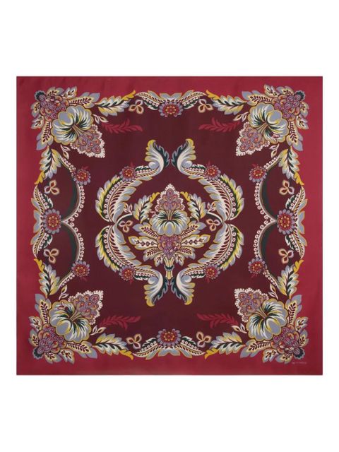 ETRO flower-print silk scarf - Red - zdjęcie produktu nr 1